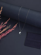 Silver Mother of Pearl Dolphin Pendant Necklace - TOSSIDO