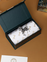 Black Crystal Prancing Horse Brooch