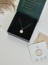 Gold Initial C Pendant Necklace - TOSSIDO