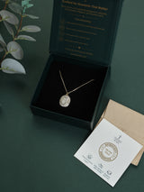 Gold Om Medallion Pendant Necklace - TOSSIDO