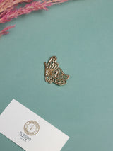 Gold Filigree Butterfly Brooch