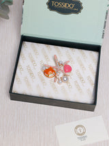Pink & Coral Starfish Shells Brooch