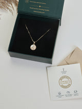 Gold Initial A Pendant Necklace - TOSSIDO