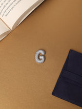 Silver Initial G Slider Pendant
