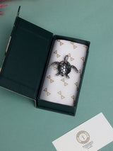 Antique Silver Sea Turtle Brooch