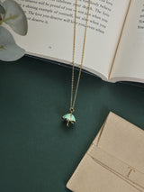 Mint Umbrella Pendant Necklace - TOSSIDO