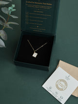Gold Ace of Hearts Pendant Necklace - TOSSIDO