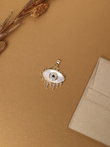Mother of Pearl Evil Eye Lash Pendant