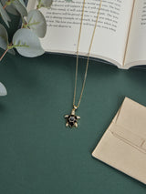 Black Turtle Pendant Necklace - TOSSIDO