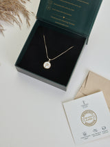 Gold Initial D Pendant Necklace - TOSSIDO