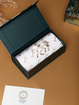 White Enamel Crystal Saddle Horse Brooch