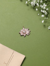 Rose Gold Daisy Pendant