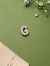 Gold Initial G Slider Pendant