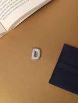 Silver Initial D Slider Pendant