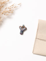 Multicolour Initial Y Pendant