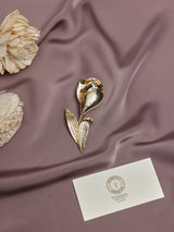 Gold Calla Lily Brooch