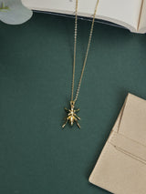 Gold Ant Pendant Necklace - TOSSIDO