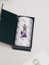 Purple Ombre Gown Lady Brooch