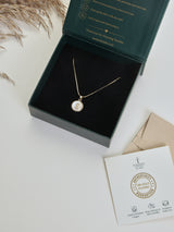 Gold Initial S Pendant Necklace - TOSSIDO