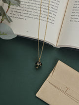 Black Umbrella Pendant Necklace - TOSSIDO