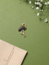 Black Flamingo Pendant