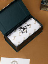 Silver Running Horse Brooch