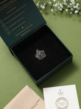Black Camellia Pendant