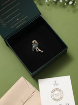 Green Flamingo Pendant