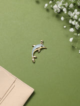 Sky Blue Dolphin Pendant