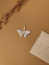 Gold Pave Butterfly Pendant