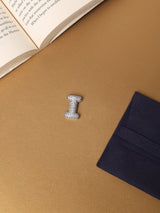 Silver Initial I Slider Pendant
