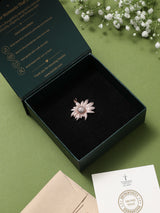 Rose Gold Daisy Pendant