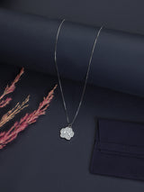 Silver Paw Print Pendant Necklace - TOSSIDO