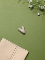 Gold Initial V Slider Pendant