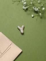 Gold Initial Y Slider Pendant