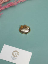 Cream Seashell Pearl Brooch