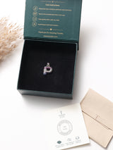 Multicolour Initial P Pendant