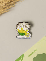 Finest Typography Enamel Pin