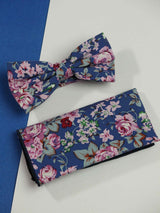 Flush Rose Bowtie & Pocket Square Set - TOSSIDO