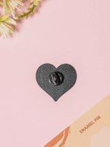 Football Heart Enamel Pin