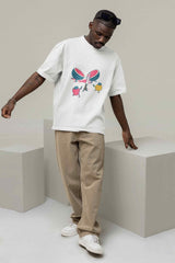 Fruit Defenders: Uniting Against the Knife Oversized Tee - TOSSIDO