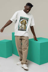 Furry Friendship: Your Canine Companion Is Here Oversized Tee - TOSSIDO