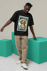 Furry Friendship: Your Canine Companion Is Here Oversized Tee - TOSSIDO