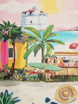 Goa Beach Capital Printed Pocket Square - TOSSIDO