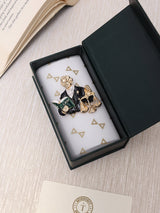 Gold & Black Lawyer Brooch
