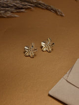 Gold Blossom Stud Earrings - TOSSIDO