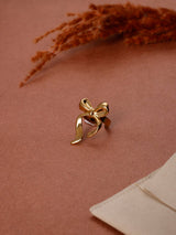 Gold Bow Adjustable Ring