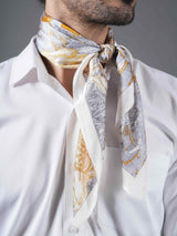 Gold Floral Neckerchief - TOSSIDO