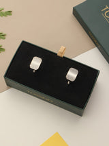 Gold Geometric Cufflinks - TOSSIDO