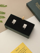 Gold Geometric Cufflinks - TOSSIDO